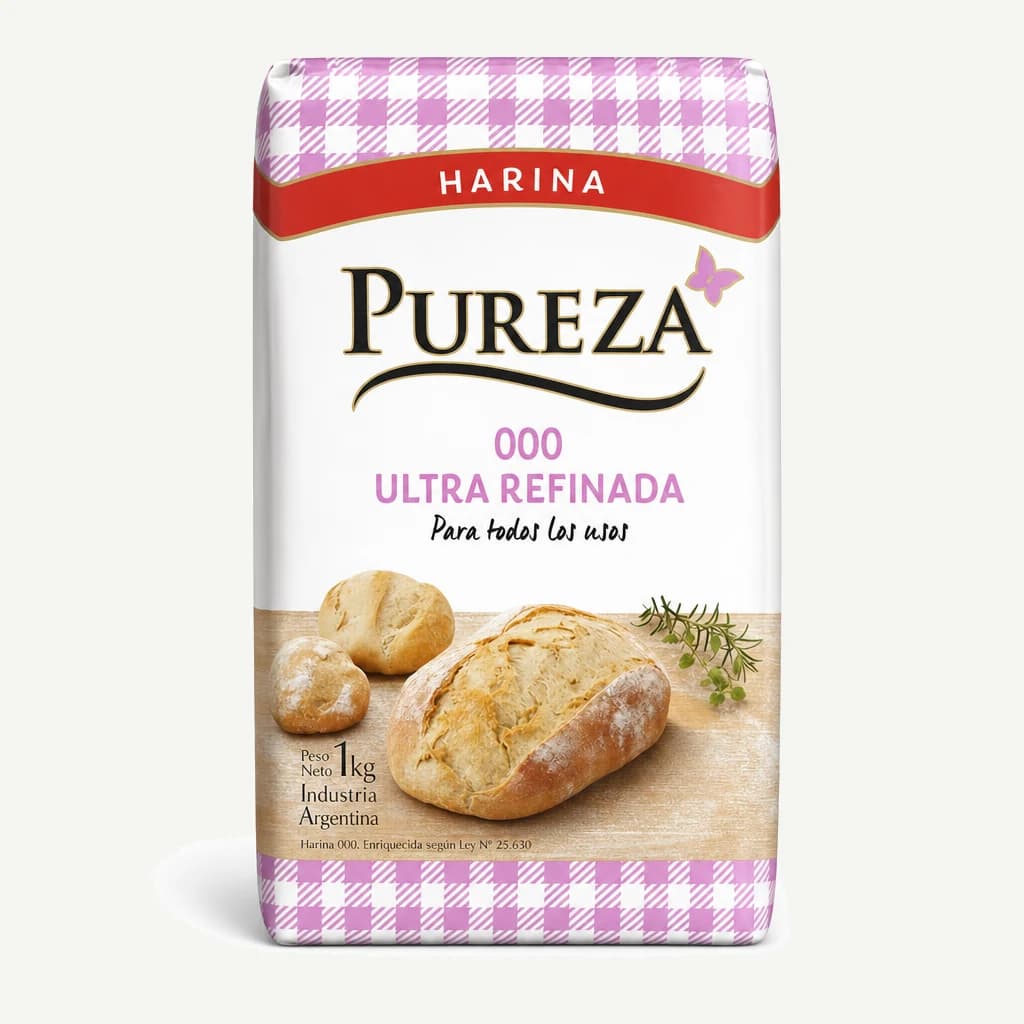 Harina 000 Ultra Refinada 1 Kg Pureza
