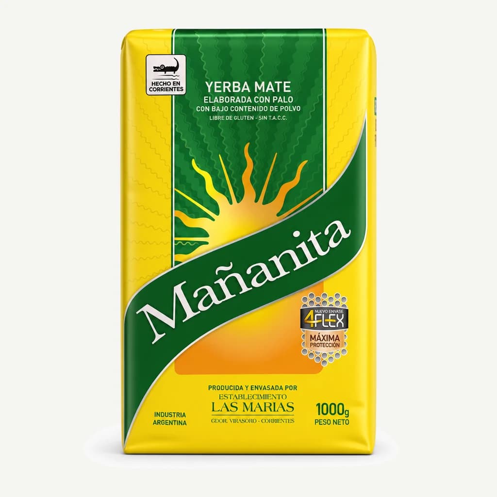 Yerba Mate con Palo 1 Kg Mañanita