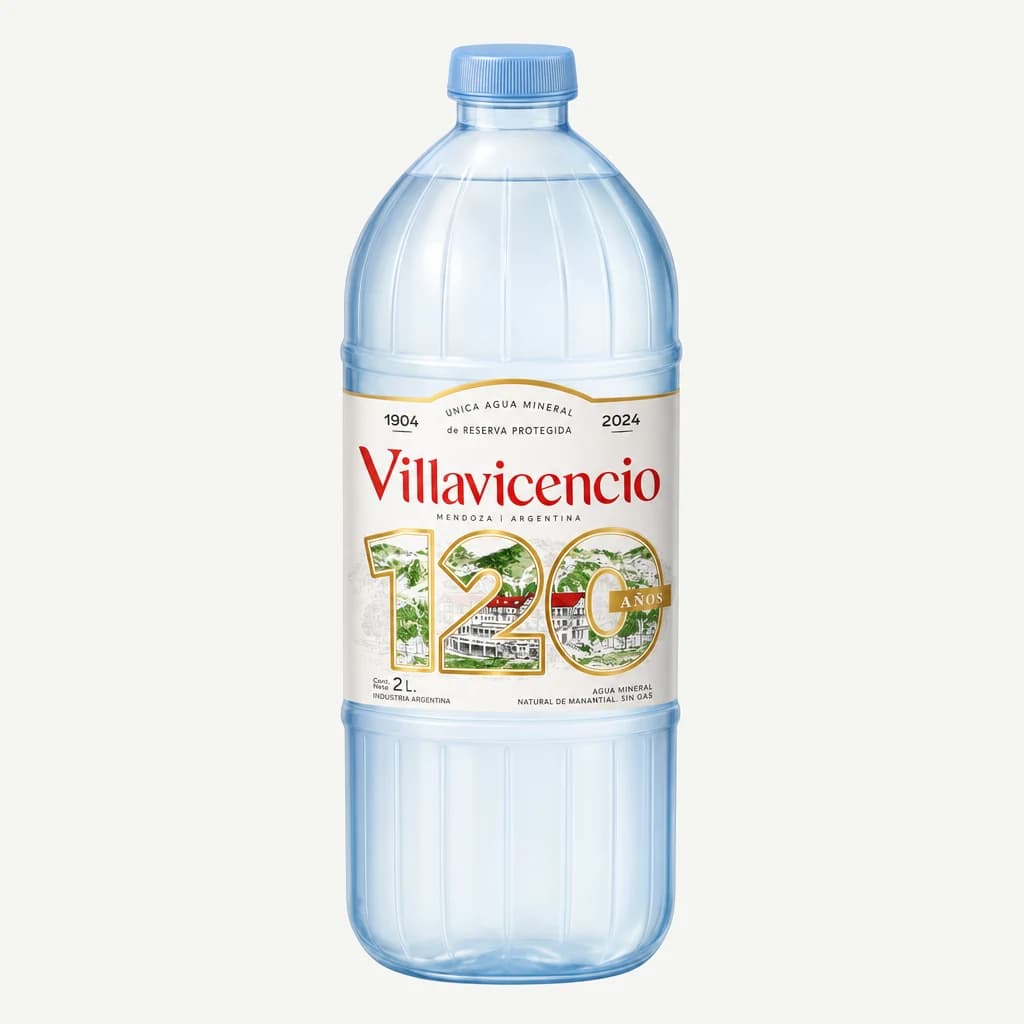 Agua Mineral Sin Gas 2 Lts Villavicencio