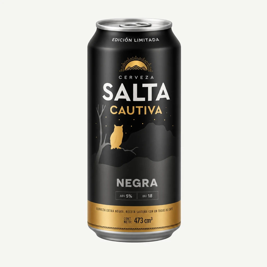 Cerveza Salta Cautiva Negra 473 Ml