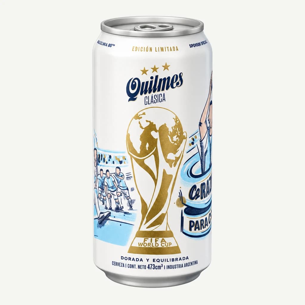 Cerveza Rubia 473 Cc Quilmes