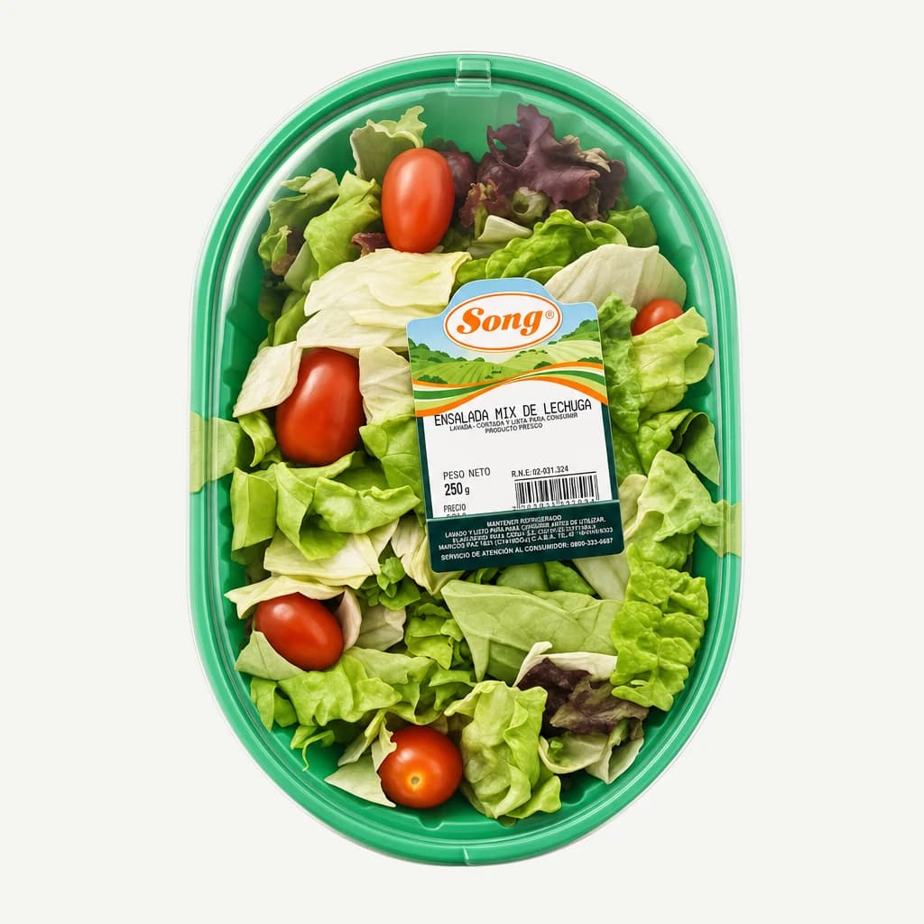 Ensalada Mix de Lechugas Song 250 Gr