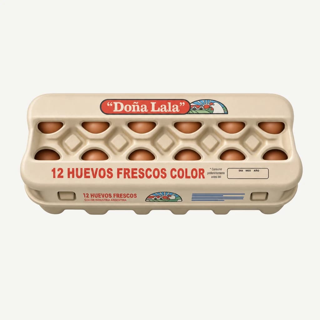 Huevos Color Doña Lala X 12u Carton
