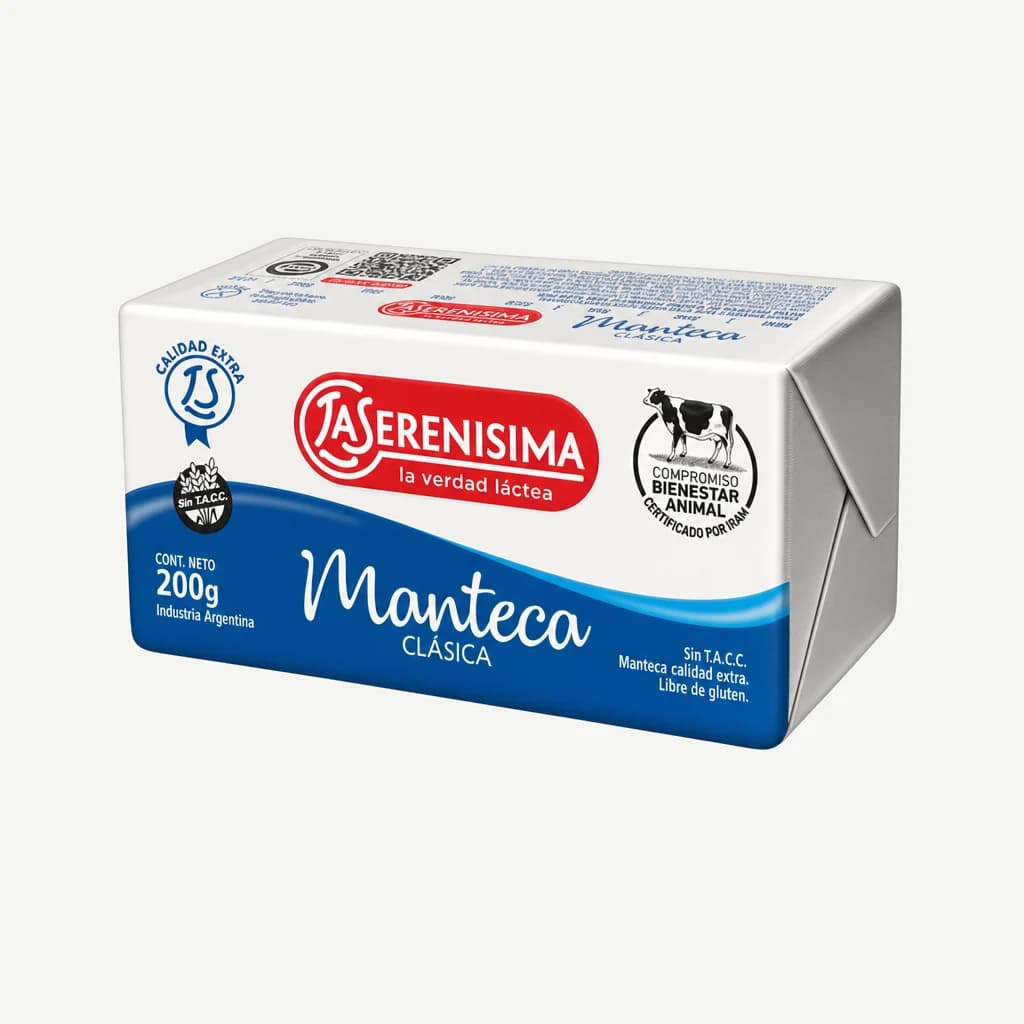 Manteca Clásica 200 Grs La Serenisima